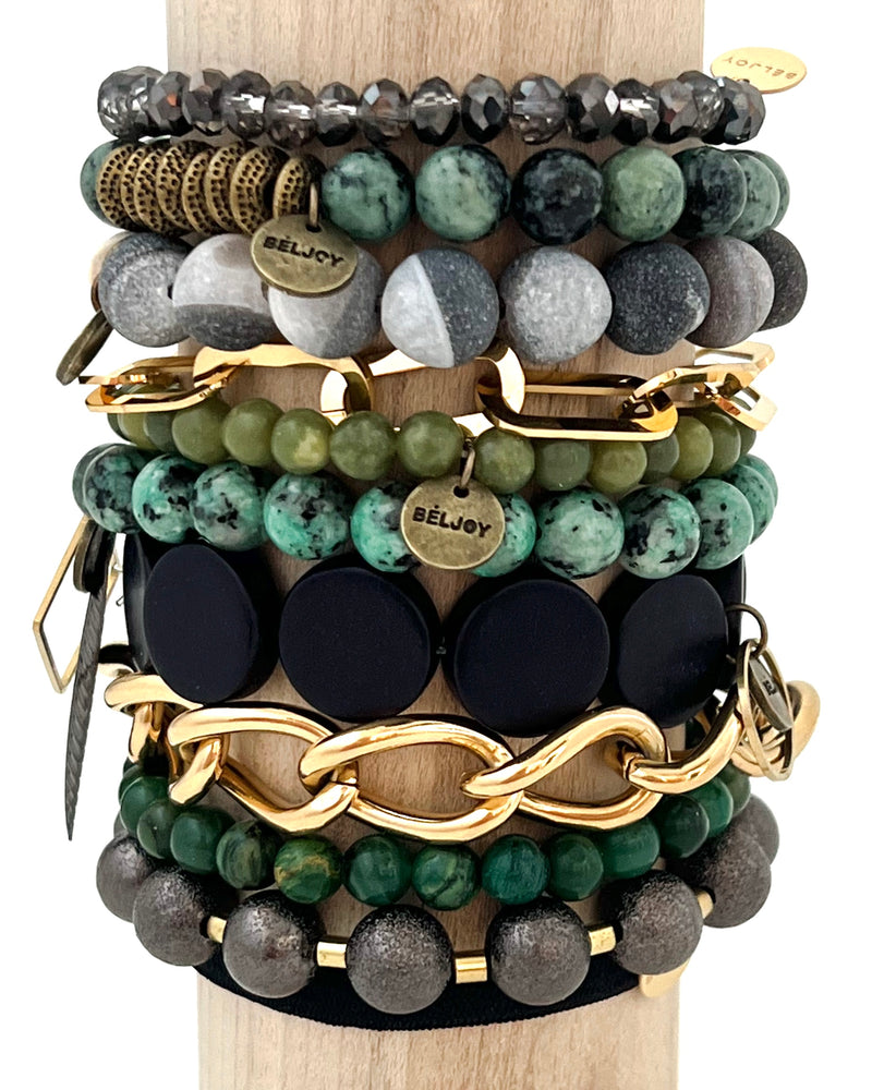 Earthy Smoke Mix Bracelet Collection