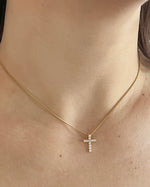 Alice Crystal Cross Necklace