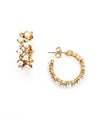 Empanda Pearl Hoop Earrings