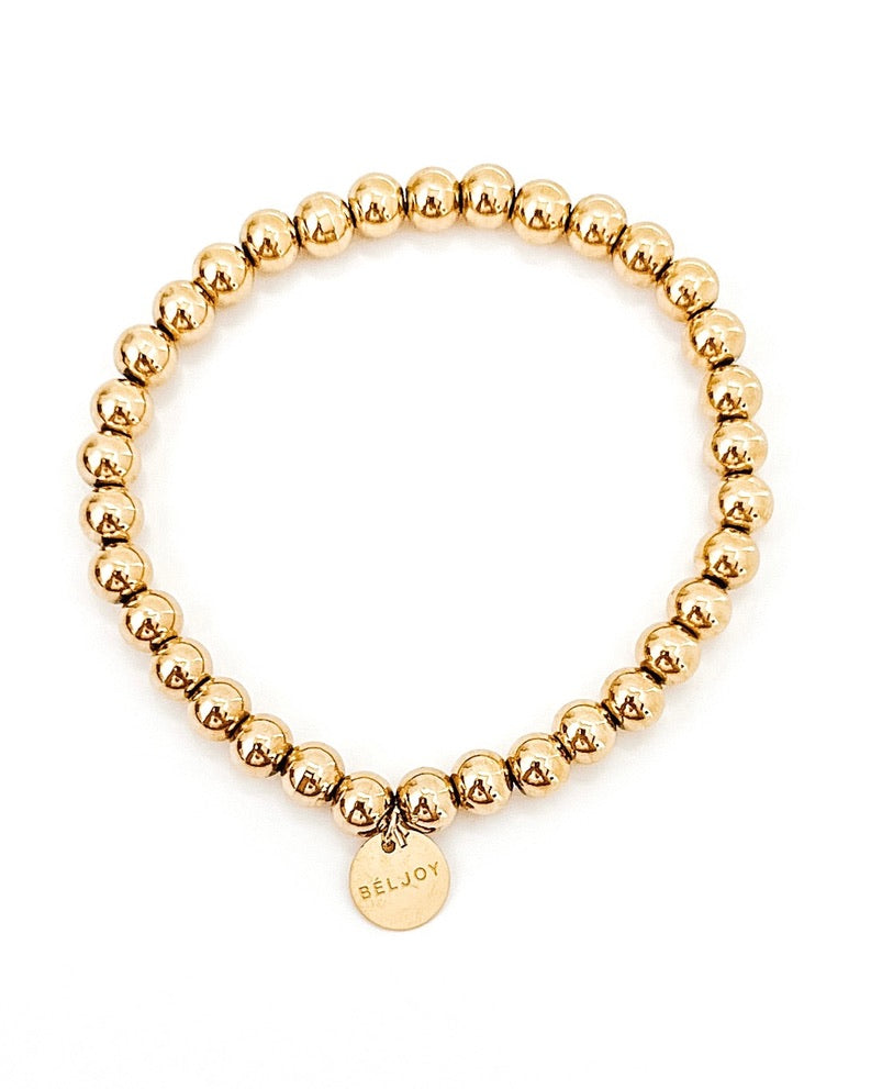 Billy Gold Bead Bracelet || Choose Style