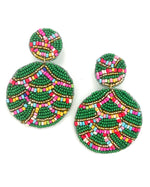Elfie Beaded Christmas Earrings || Choose Style