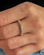 Rosemary Crystal Gold Ring
