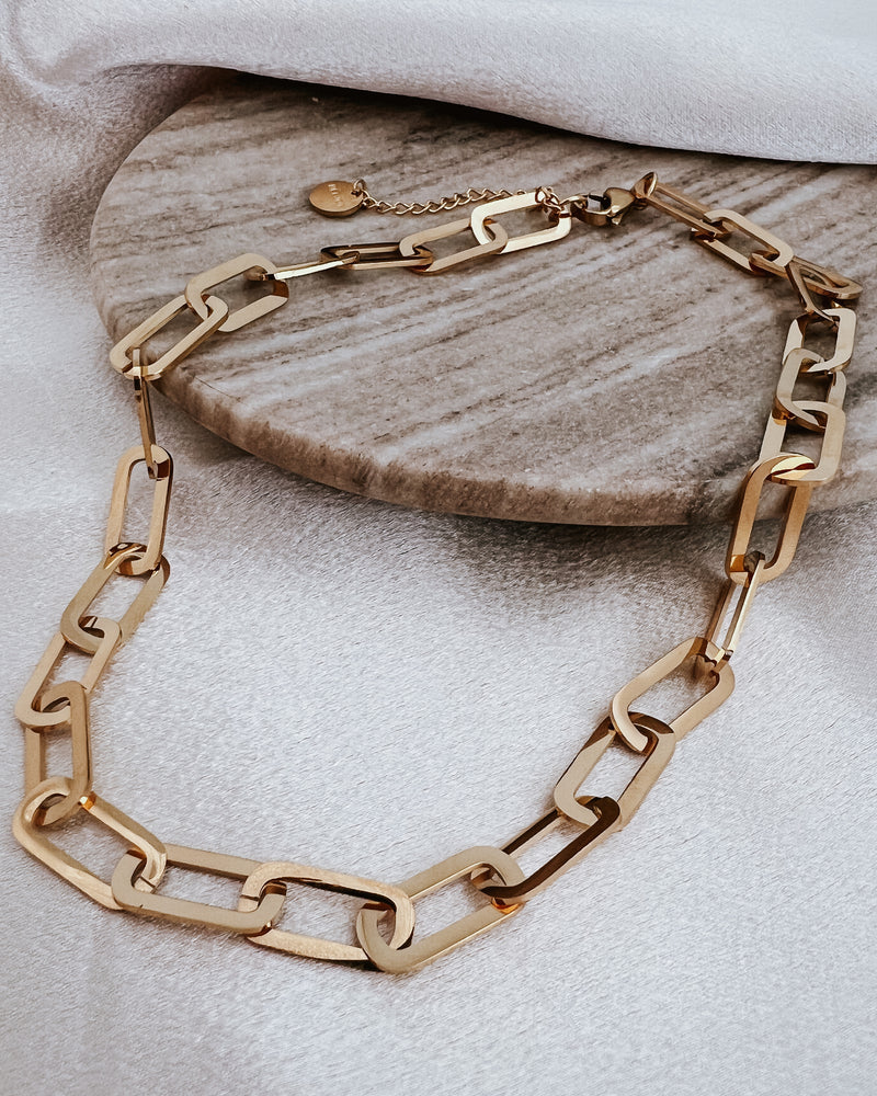 Celia Paper Clip Chain Necklace