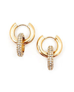 Everleigh Crystal Hoop Earrings
