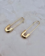 Exon Safety Pin Earrings || Choose Color