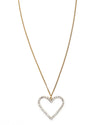 Cherish Crystal Heart Necklace || Choose Color
