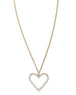 Cherish Crystal Heart Necklace || Choose Color