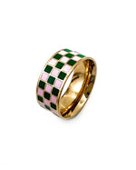 Rellery Checkerboard Ring || Choose Color