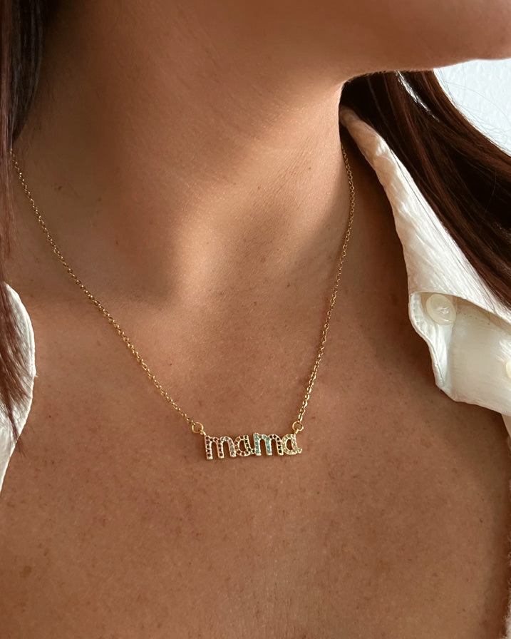 Crystal Mama Necklace