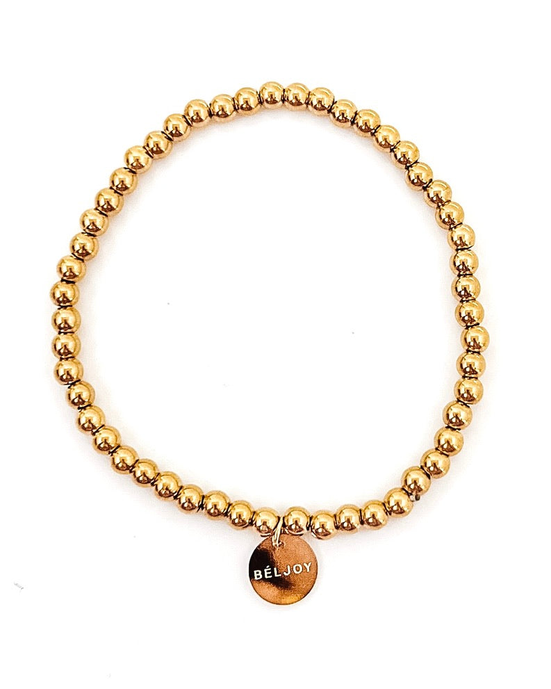 Billy Gold Bead Bracelet || Choose Style