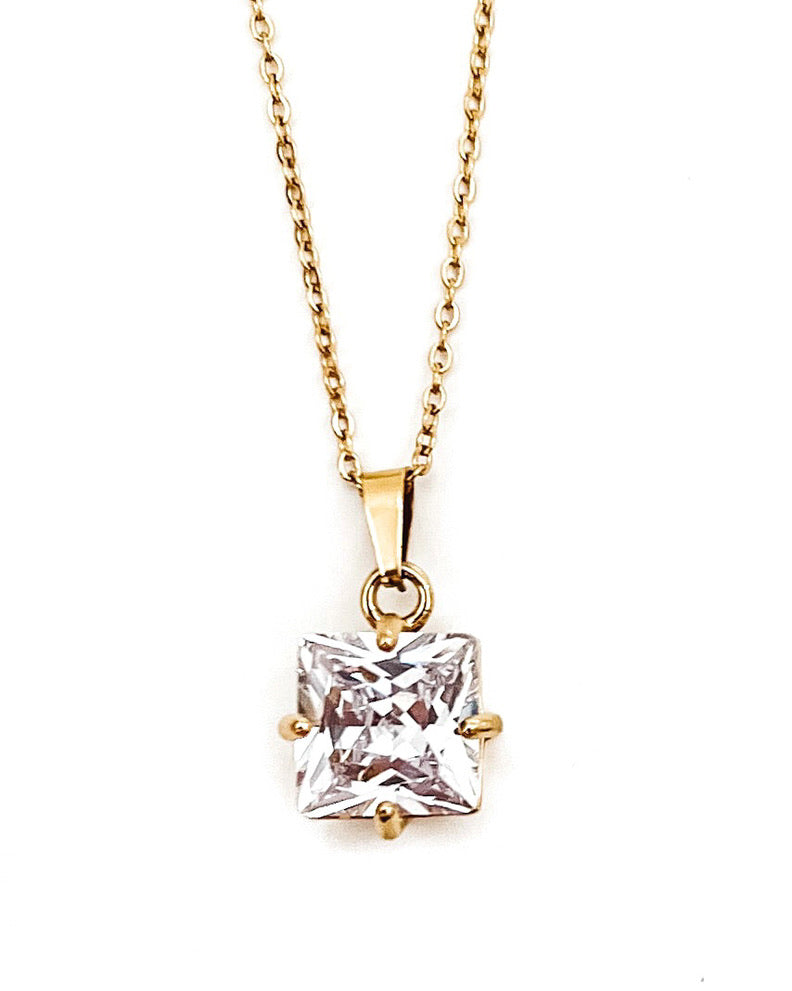 Patricia Crystal Necklace || Choose Color