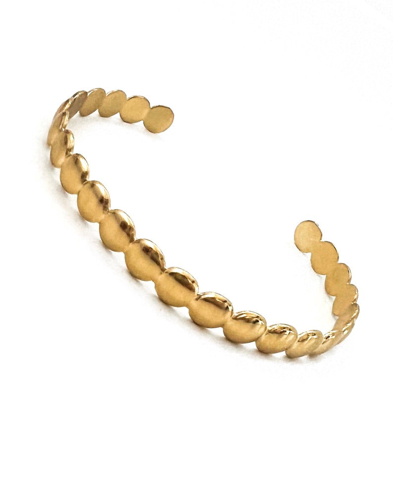 Bernie Gold Cuff Bracelet