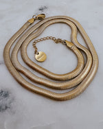 Lillian Gold Snake Necklace