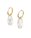 Erymon Diamond Drop Huggie Earrings || Choose Color