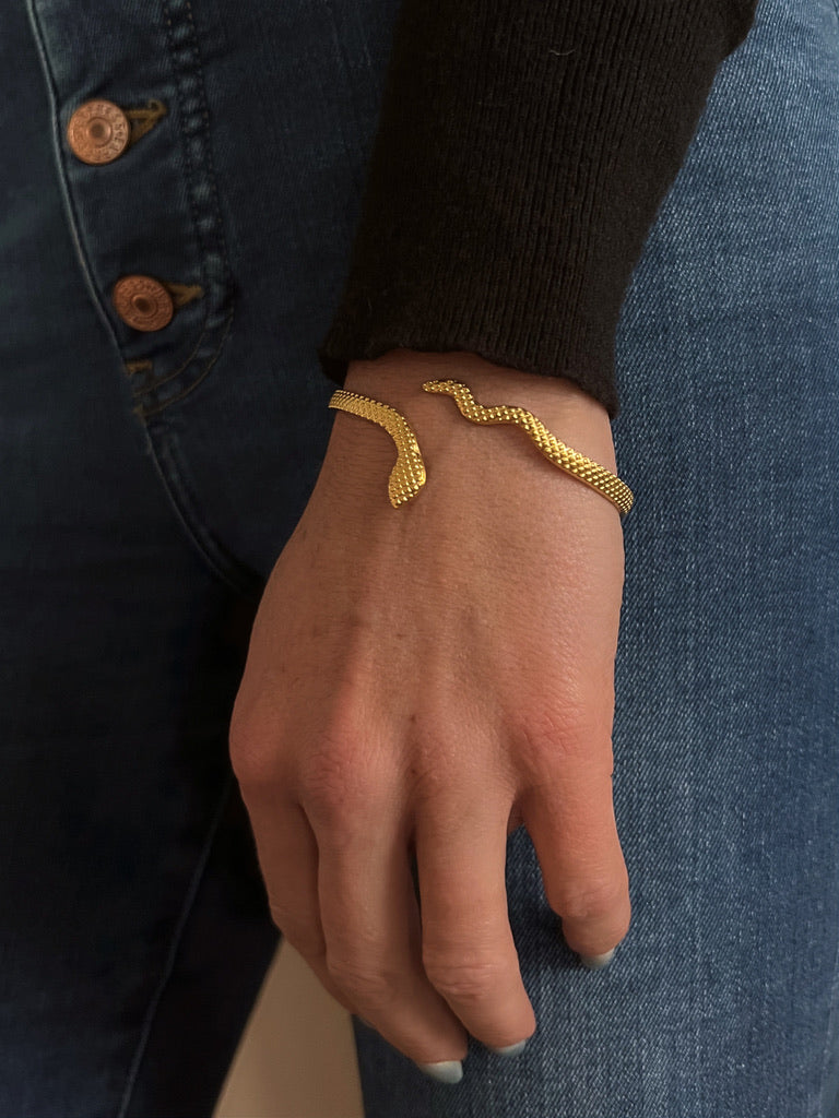 Brylee Snake Cuff Bracelet