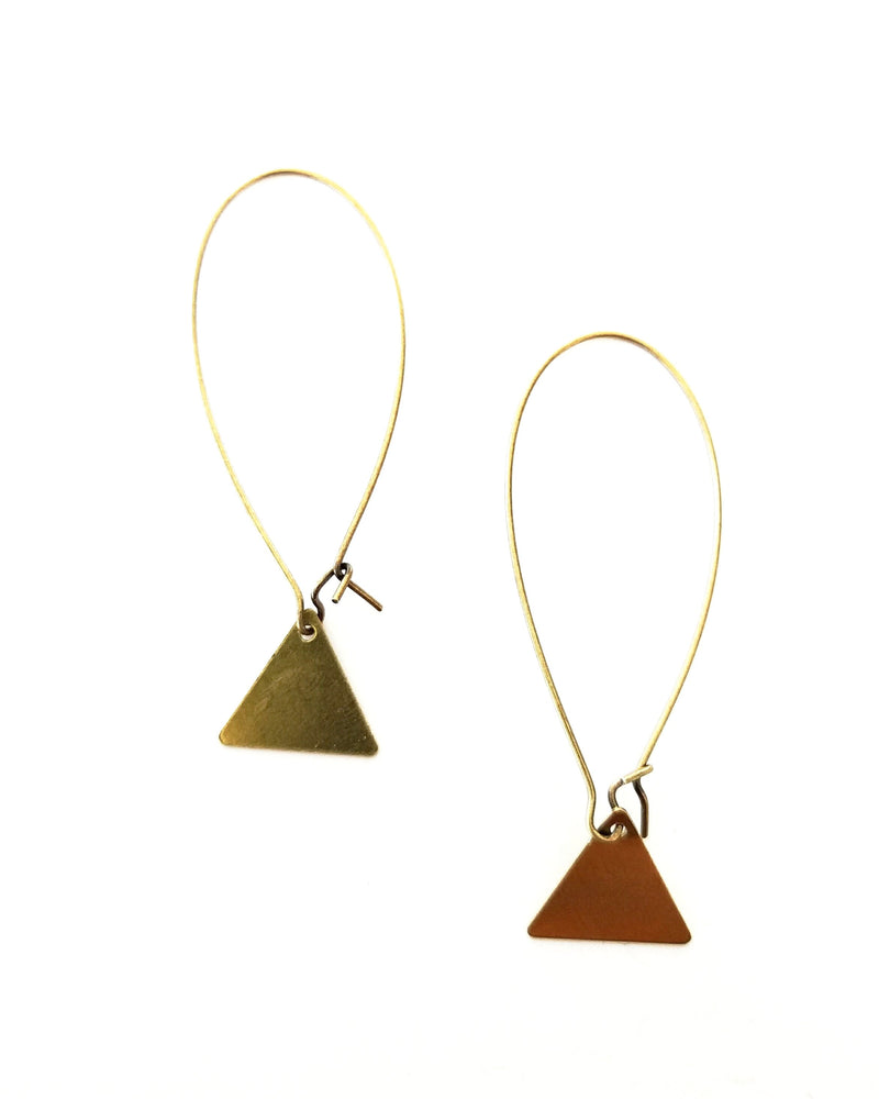 Esther Mini Brass Earrings || Choose Style
