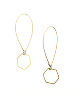 Esther Mini Brass Earrings || Choose Style