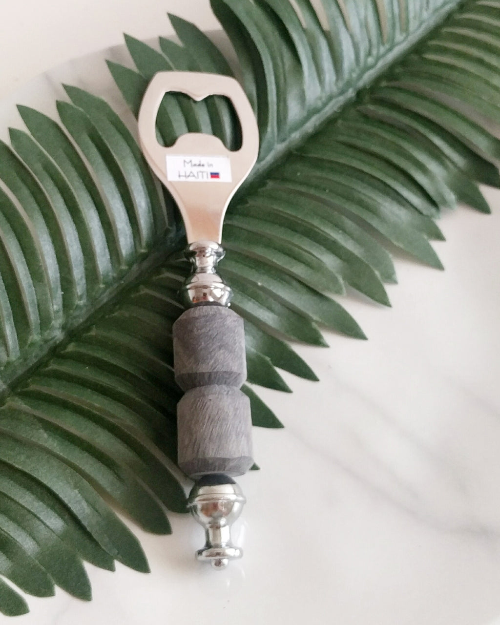 Bottle Opener || Hand Carved Haitian Horn & Wood