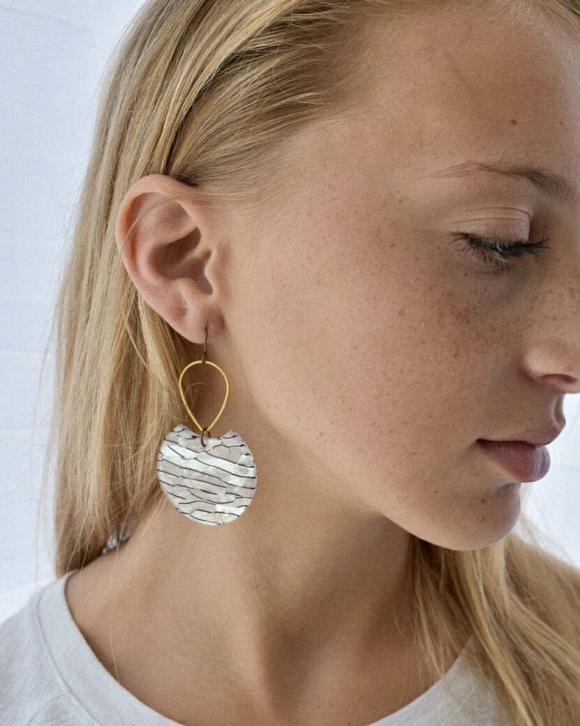 Etch Earrings || Choose Color
